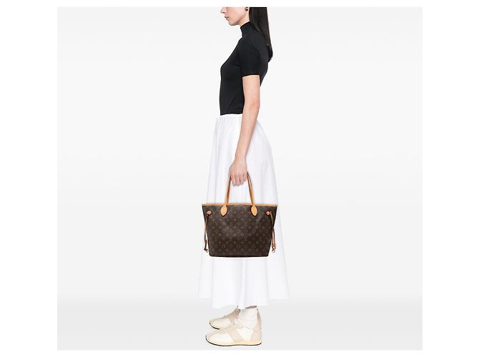 Louis Vuitton Brown Monogram Neverfull MM - vista 6