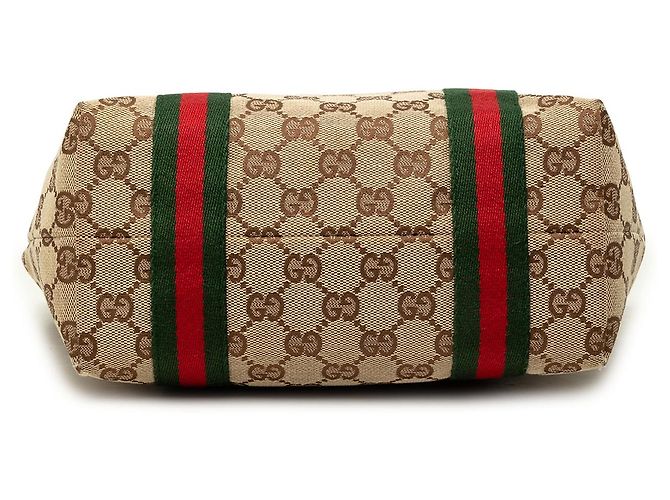 Borsa a mano Gucci Jolicoeur in tela GG beige - vista 3