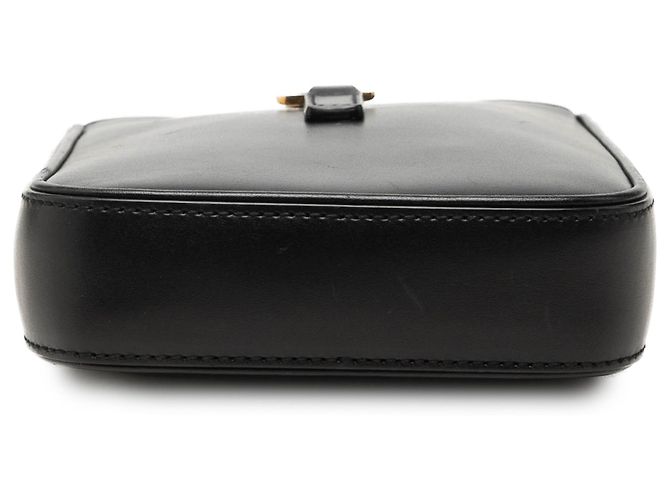 Autre Marque Saint Laurent Black Mini Smooth Leather Le 5 a 7 Vertical Crossbody - vue 3