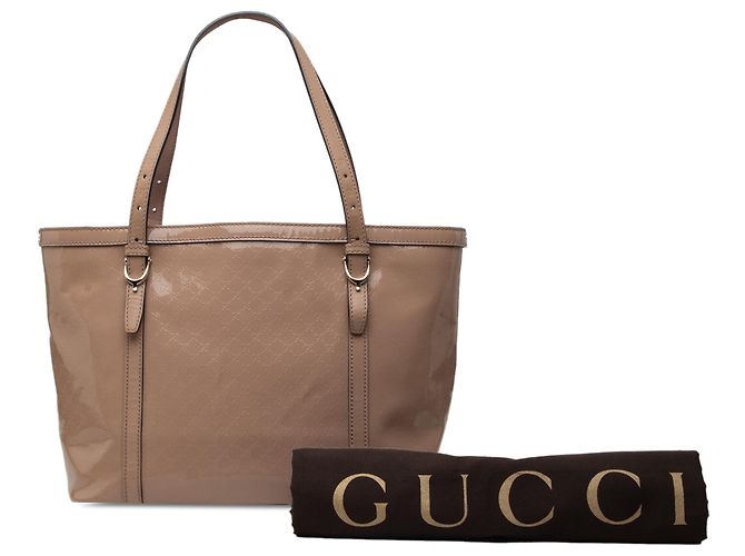 Bolso Tote Gucci Nice de charol rosa Microguccissima - vista 9