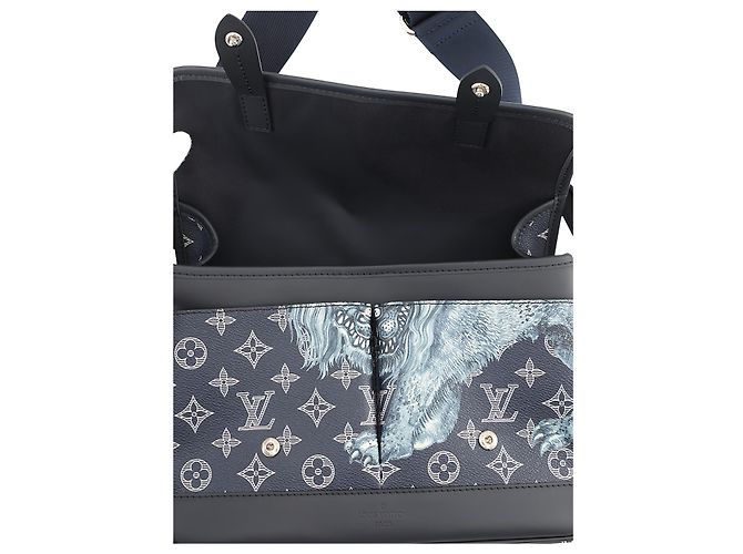 Louis Vuitton Blue Chapman Brothers Monogram Savane Messenger PM - vista 15