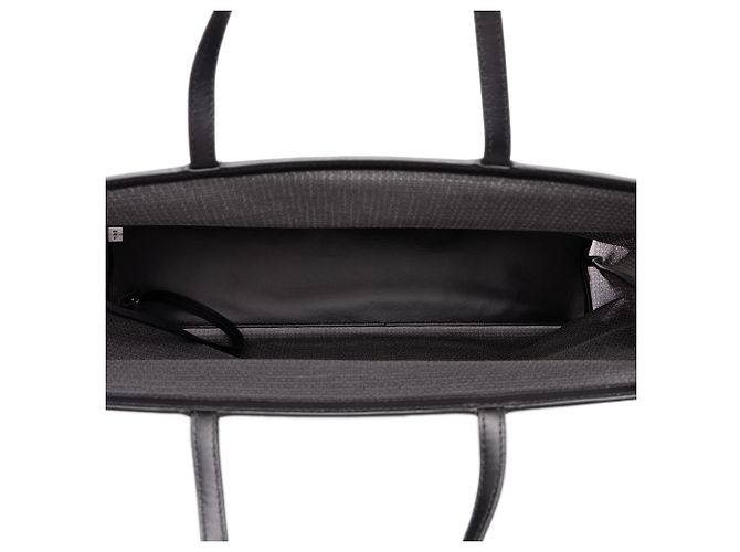 Borsa Tote Prada Large in mesh con paillettes nera con logo - vista 4