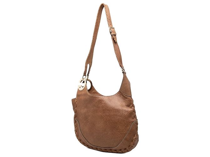 Borsa a tracolla Charlotte Gucci in pelle marrone - vista 2
