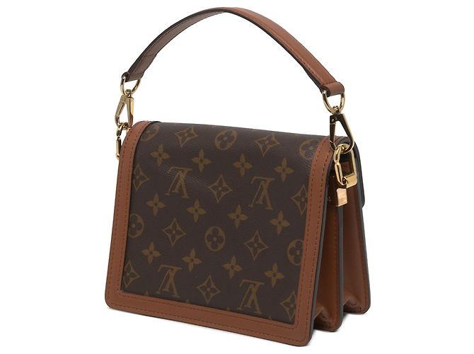 Louis Vuitton Brown Monogram Reverse Mini Dauphine Lock XL - Ansicht 2