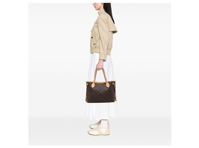 Louis Vuitton Brown Monogram Neverfull PM - Ansicht 5