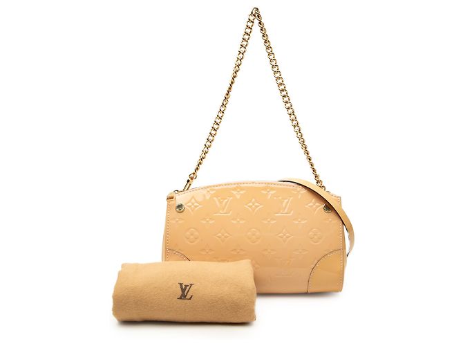 Louis Vuitton Beige Monogram Vernis Santa Monica - vista 7
