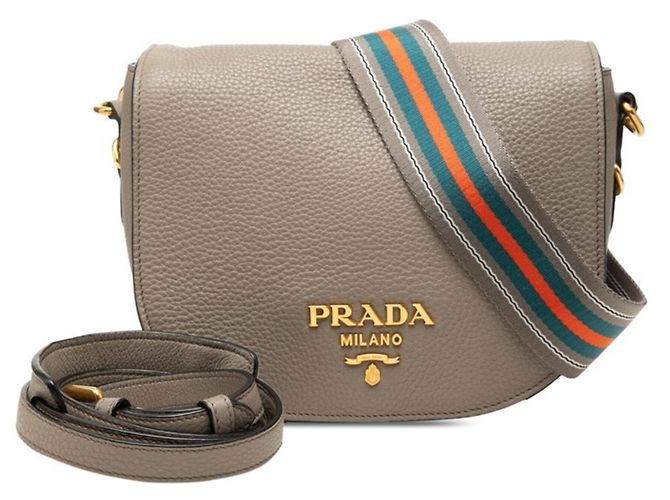 Borsa a tracolla Prada Vitello Daino - vista 6