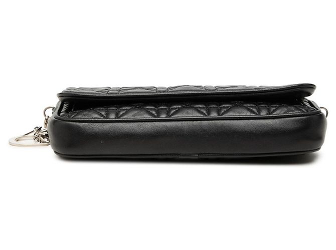 Christian Dior Dior Cannage Lady Wallet Schultertasche mit Kette - Ansicht 3