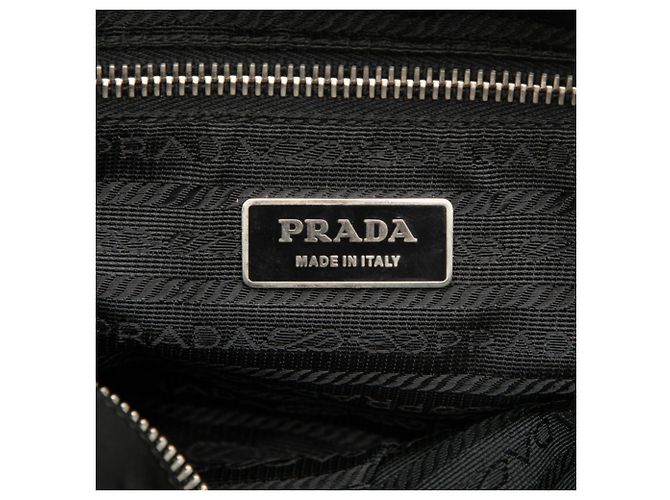 Borsa Tote Prada con placca logo triangolare - vista 5