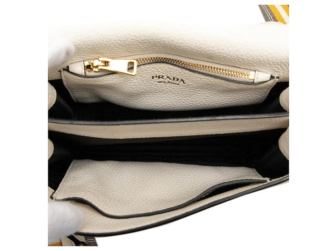 Borsa a tracolla Prada Vitello Daino - vista 4