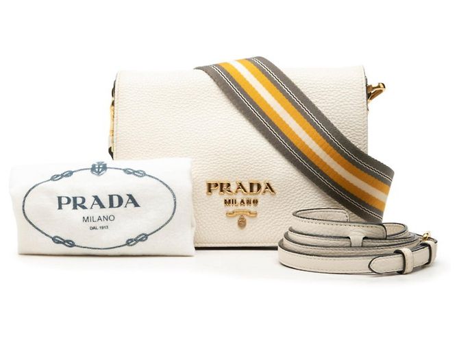 Borsa a tracolla Prada Vitello Daino - vista 6