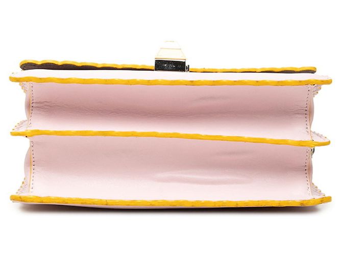 Borsa a tracolla e spalla con catena Fendi Kan I - vista 3