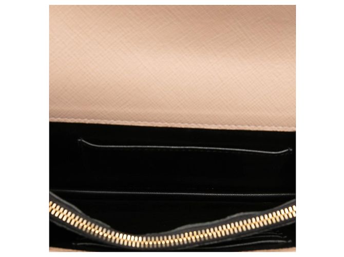 Borsa a tracolla con catena e logo Prada - vista 4