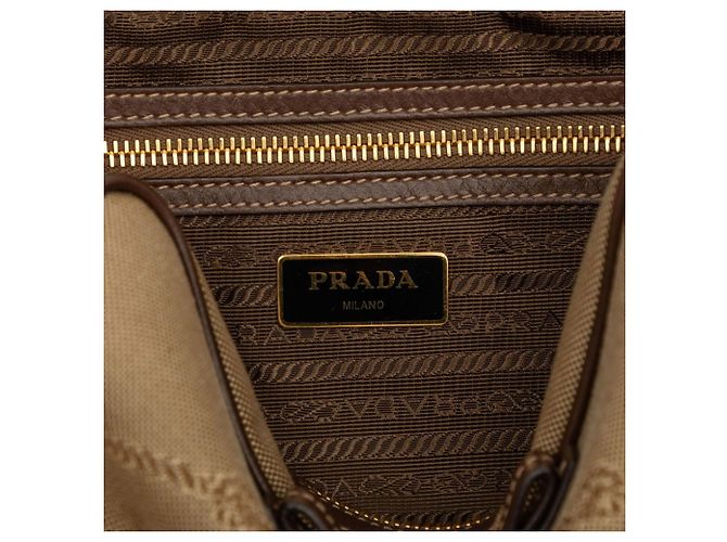 Prada Jacquard Crossbody Shoulder Bag mit Dreiecks-Logo-Plakette - Ansicht 5