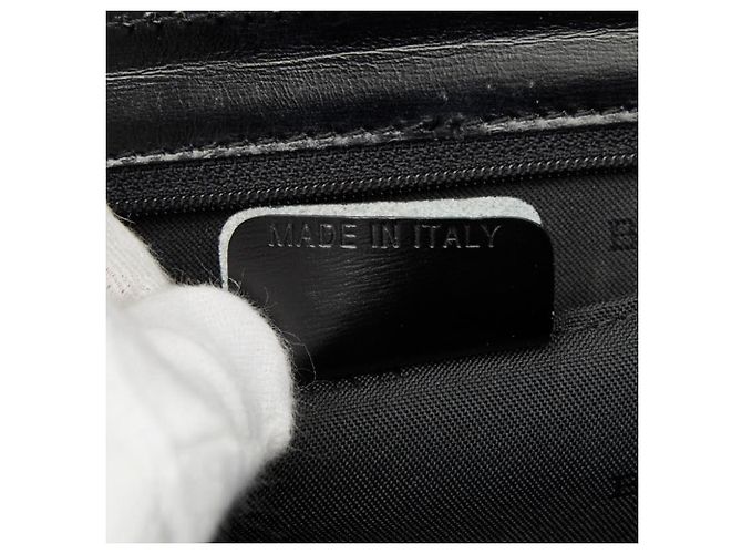Bulgari Bolso de mano Bvlgari de cuero negro - vista 11
