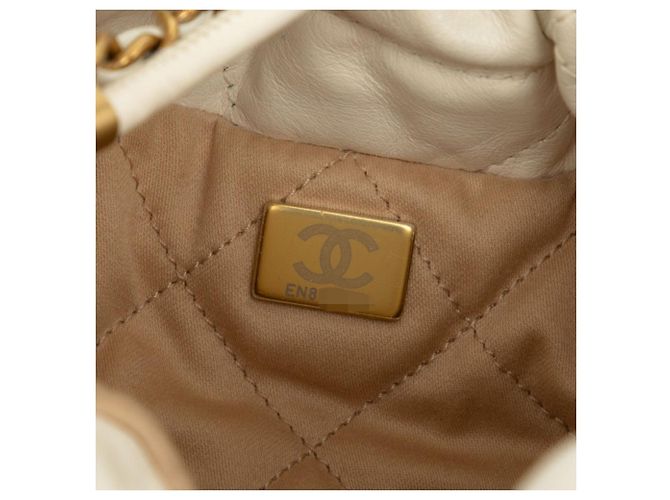 Sac à épaule Chanel 22 Coco Mark Chain - vue 6