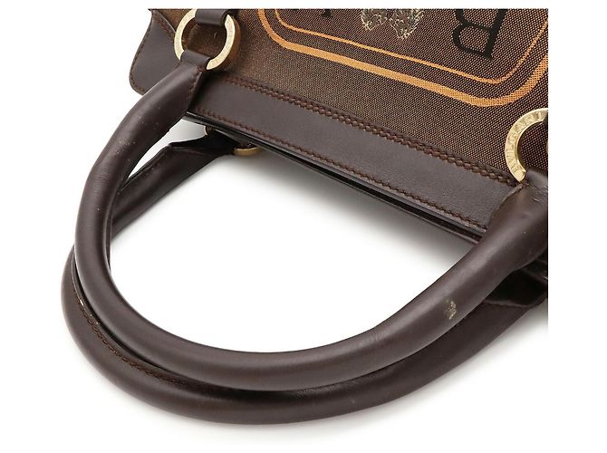 Bulgari Borsa a mano/Borsa a tracolla in tela Bvlgari - vista 5