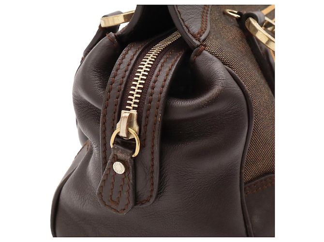 Bulgari Borsa a mano/Borsa a tracolla in tela Bvlgari - vista 6