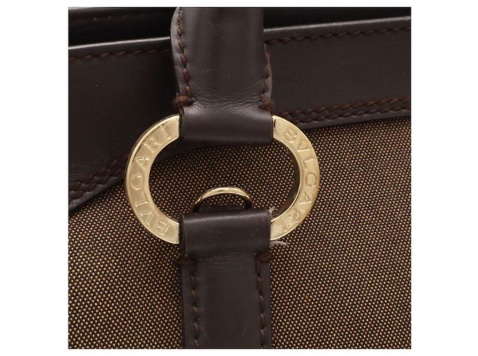 Bulgari Borsa a mano/Borsa a tracolla in tela Bvlgari - vista 7