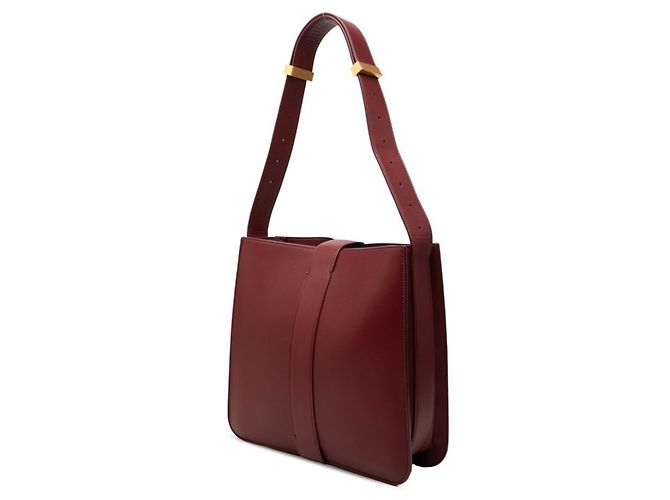 Borsa a tracolla Bottega Veneta in pelle Bordeaux - vista 2