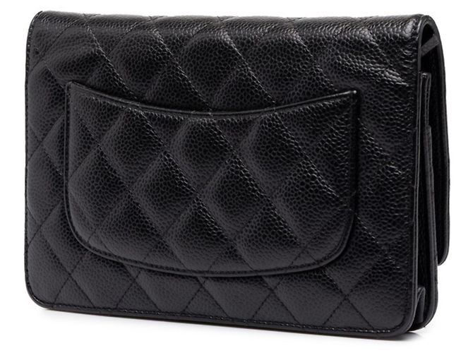 Borsa a tracolla con catena Chanel Coco Mark Matelassé Classic Wallet - vista 2