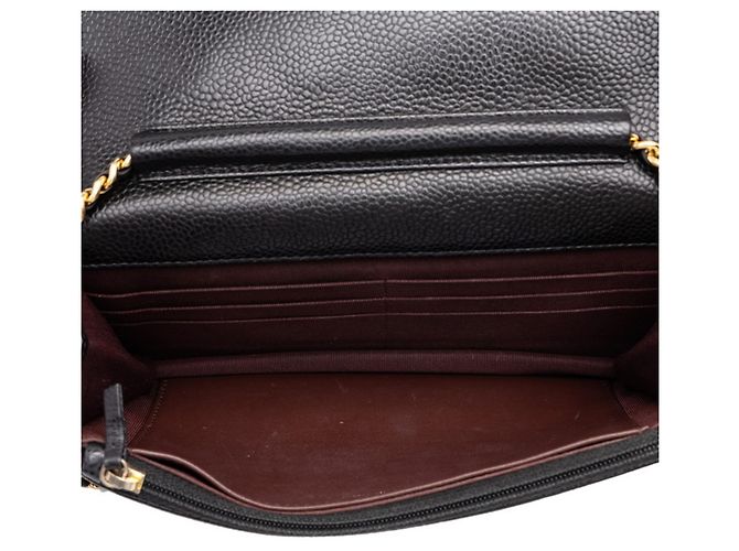 Borsa a tracolla con catena Chanel Coco Mark Matelassé Classic Wallet - vista 4