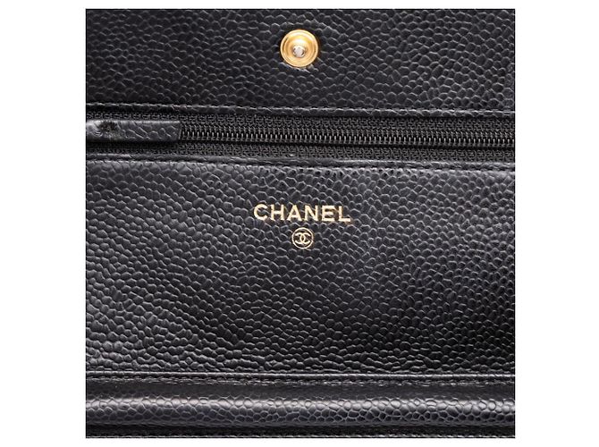 Borsa a tracolla con catena Chanel Coco Mark Matelassé Classic Wallet - vista 5