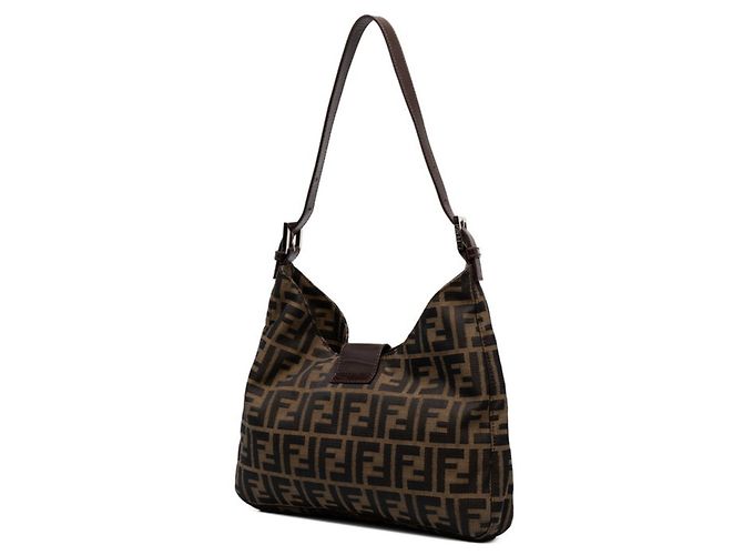 Borsa a tracolla Fendi Zucca Mamma Bucket - vista 2