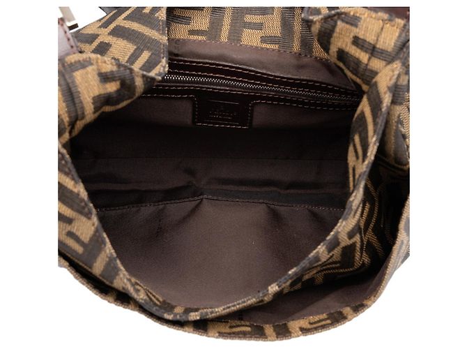 Borsa a tracolla Fendi Zucca Mamma Bucket - vista 4