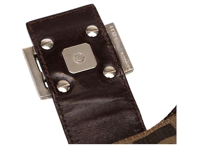 Borsa a tracolla Fendi Zucca Mamma Bucket - vista 7