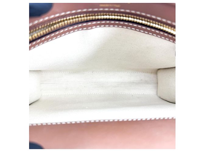 Burberry Logo Pocket Leather with Check Canvas Mini - vista 5