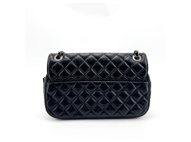 Chanel Flap Messenger Quilted Calfskin - vista 2
