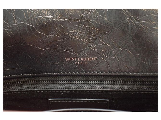 Autre Marque Saint Laurent Niki Medium Bolsa de Ombro Preta - vista 19