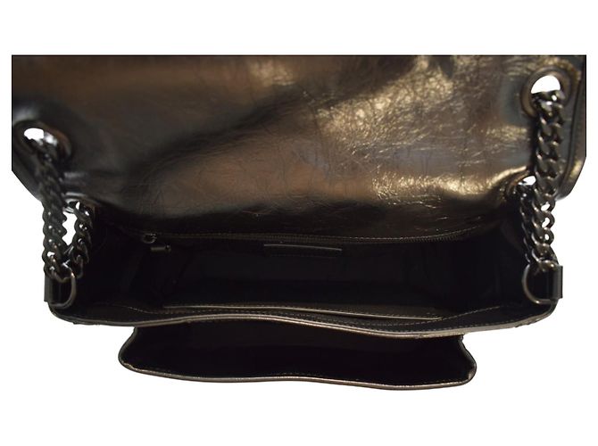 Autre Marque Saint Laurent Niki Medium Bolsa de Ombro Preta - vista 20