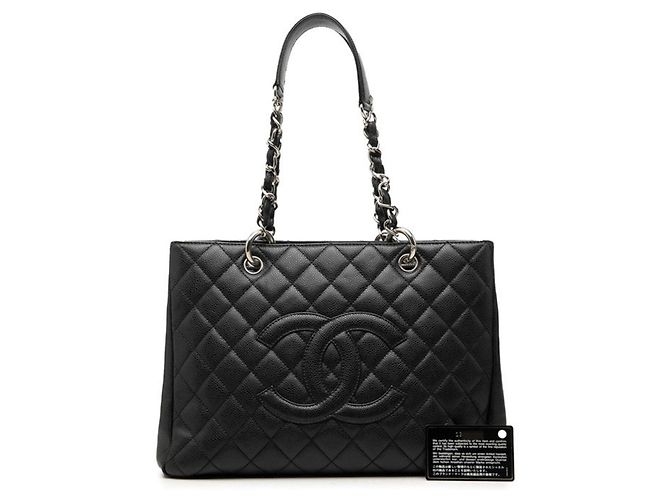 Borsa Tote a Catena Chanel Matelassé Coco Mark GST Grand Shopping - vista 7