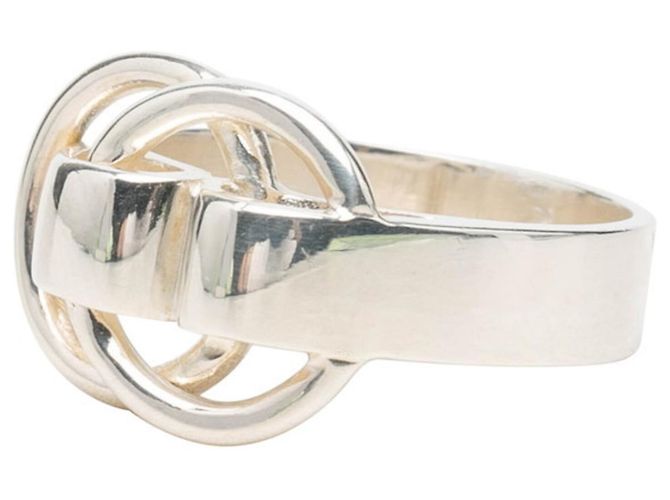 Hermès Hermes Desaneau Silver Bandring - Ansicht 2