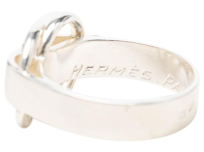 Hermès Hermes Desaneau Silver Bandring - Ansicht 4