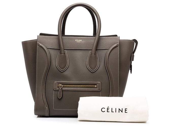 Céline Bolsa de mão Celine Luggage Mini Shopper - vista 7