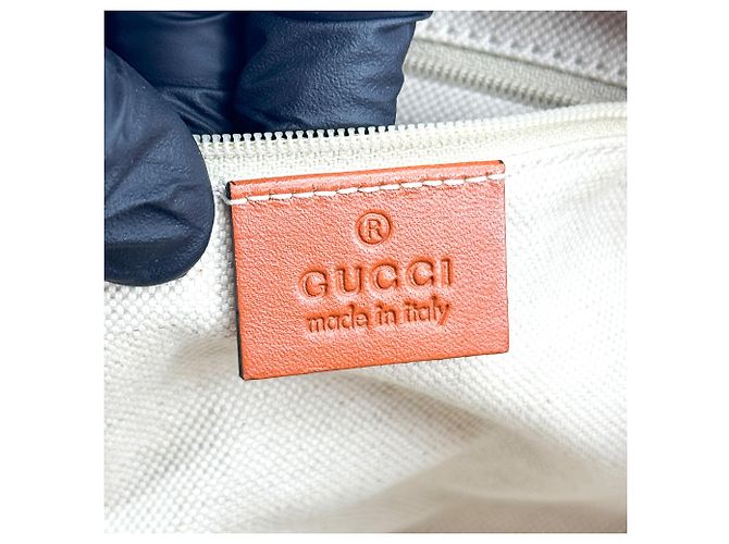 Gucci Sukey Top Handle Satchel GG Canvas mit Leder Large - Ansicht 6