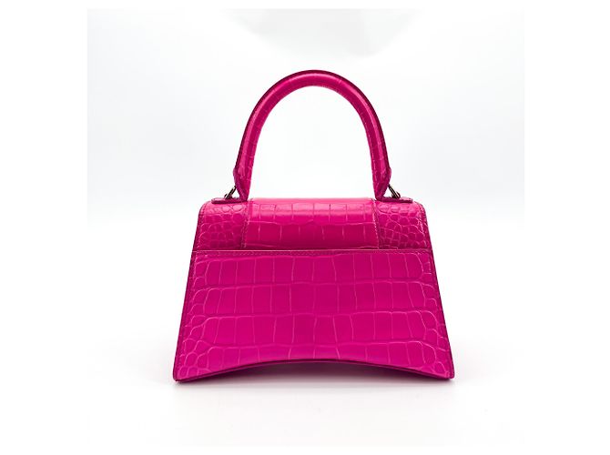 Balenciaga Hourglass Top Handle Crocodile Embossed Leather XS - Ansicht 2