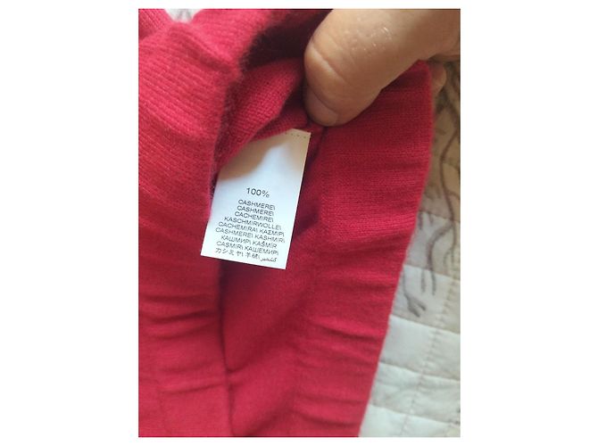 Brunello Cucinelli Roter Kaschmir-Kapuzenpullover - Ansicht 6