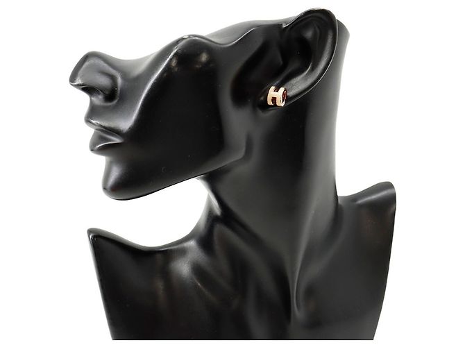 Hermès Pendientes de botón Hermes Pop H - vista 4