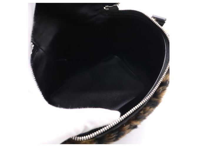 Céline Bolsa de Ombro Celine Fluffy Box em Pele Sintética de Leopardo - vista 11