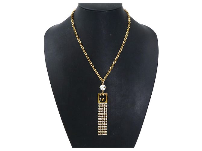 Miu Miu Halskette aus Metall und Strass - Ansicht 8