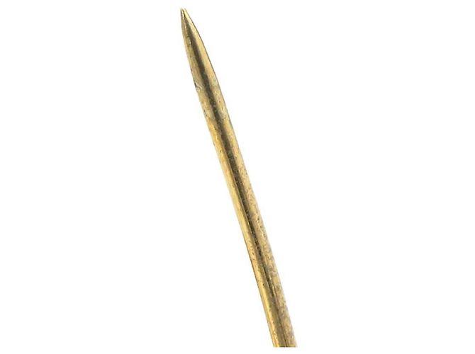 Spilla Chanel Oro Rosso Verde Vetro Metallo - vista 10