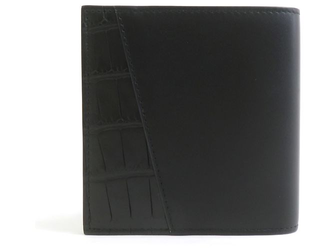 Bottega Veneta Black Leather Bill Wallet - view 2