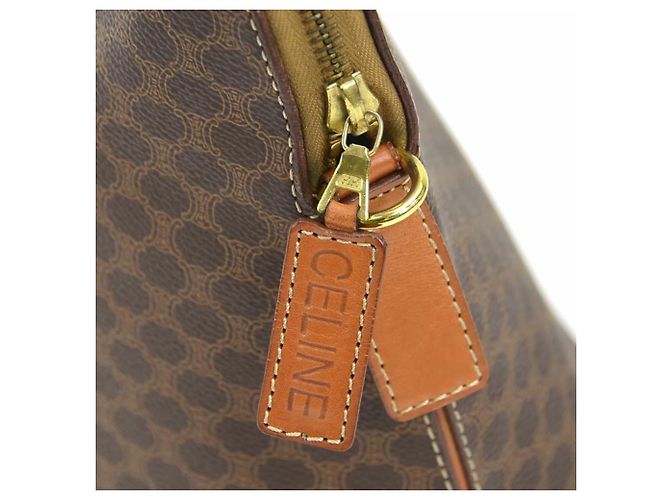 Céline Bolsa Celine Macadam em lona revestida e couro - vista 10