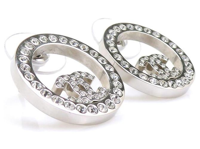 Brincos de pino Chanel Silver - vista 3