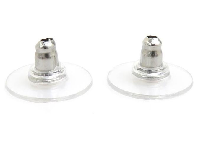 Brincos de pino Chanel Silver - vista 7
