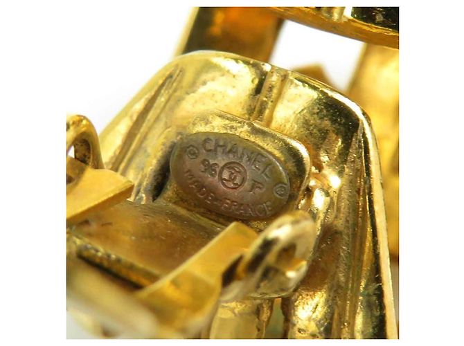 Chanel Gold Clip-On Ohrringe - Ansicht 12